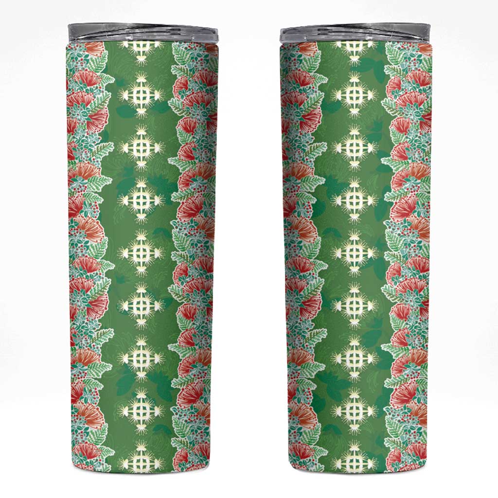 Hawaii Ohia Lehua Skinny Tumbler Tropical Vibes Green