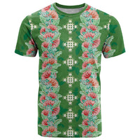 Hawaii Ohia Lehua T Shirt Tropical Vibes Green