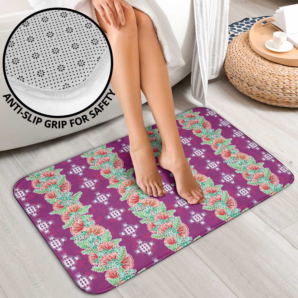 Hawaii Ohia Lehua Bathroom Set Tropical Vibes Fuchsia