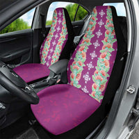 Hawaii Ohia Lehua Car Seat Cover Tropical Vibes Fuchsia
