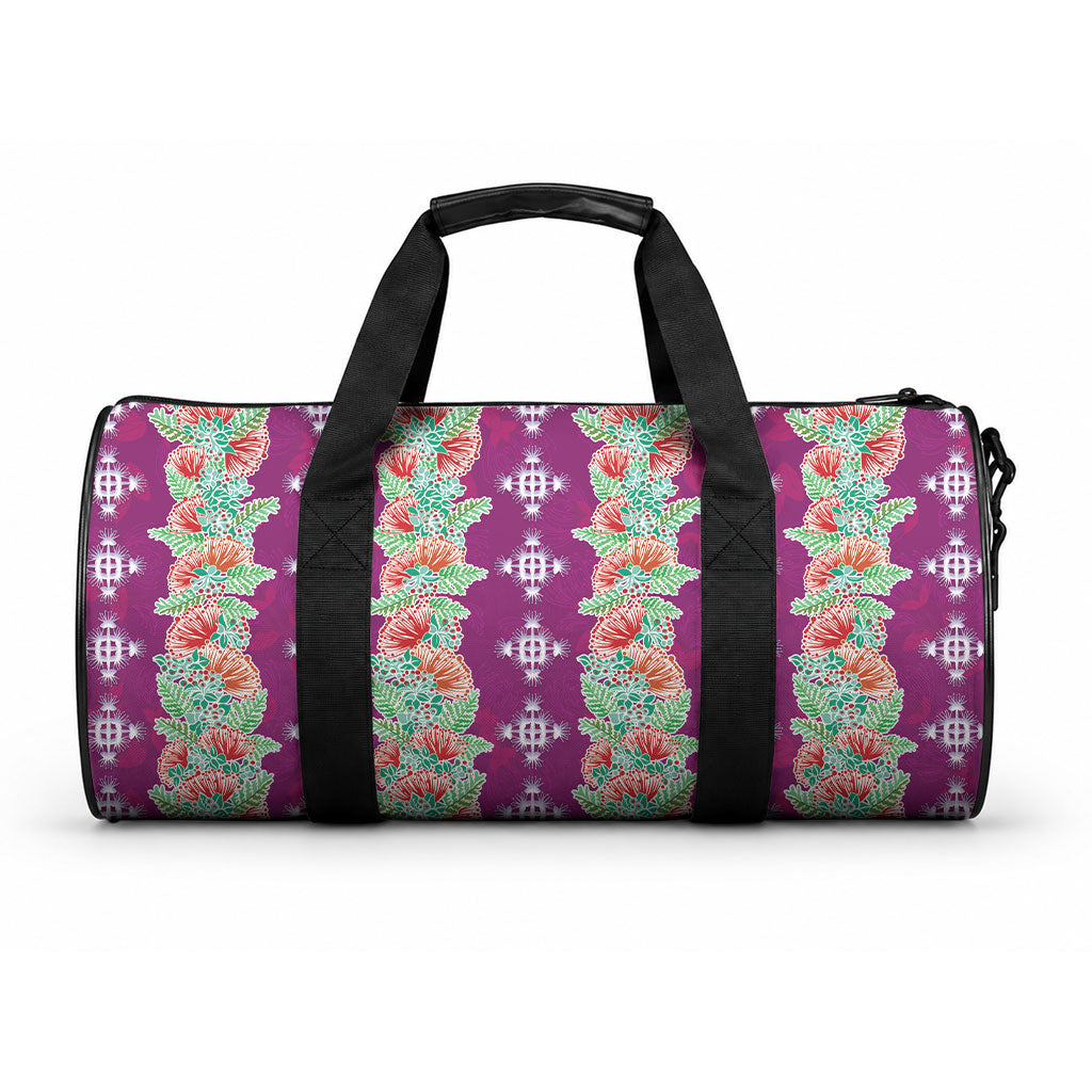 Hawaii Ohia Lehua Duffle Bag Tropical Vibes Fuchsia LT05 One size Fuchsia - Polynesian Pride