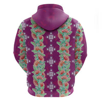 Hawaii Ohia Lehua Hoodie Tropical Vibes Fuchsia