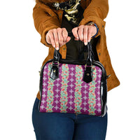 Hawaii Ohia Lehua Shoulder Handbag Tropical Vibes Fuchsia