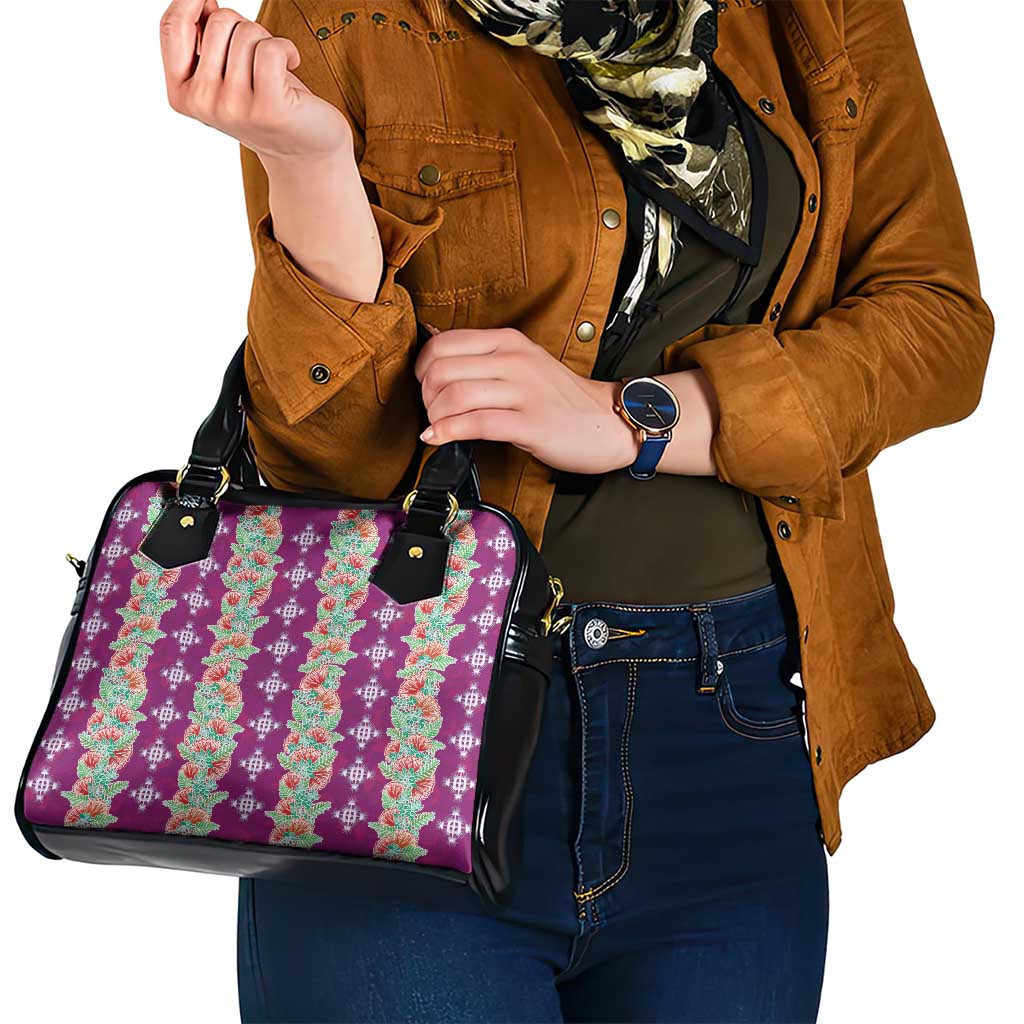 Hawaii Ohia Lehua Shoulder Handbag Tropical Vibes Fuchsia