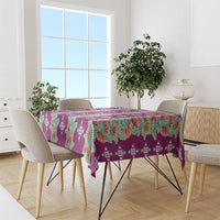 Hawaii Ohia Lehua Tablecloth Tropical Vibes Fuchsia