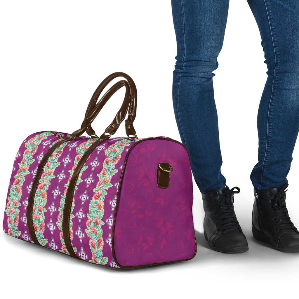 Hawaii Ohia Lehua Travel Bag Tropical Vibes Fuchsia