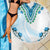 Africa Dashiki Beach Blanket With Polynesian Pattern Blue Version