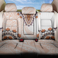 Africa Dashiki Back Car Seat Cover With Polynesian Pattern Beige Version LT05
