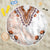 Africa Dashiki Beach Blanket With Polynesian Pattern Beige Version