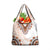 Africa Dashiki Grocery Bag With Polynesian Pattern Beige Version
