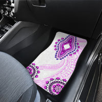 Africa Dashiki Car Mats With Polynesian Pattern Pink Version