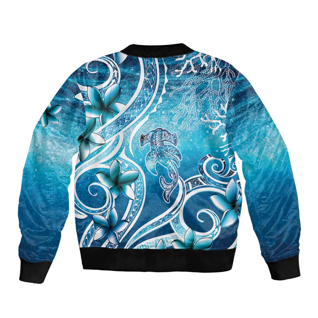 Polynesia World Ocean Day Bomber Jacket Ocean Style