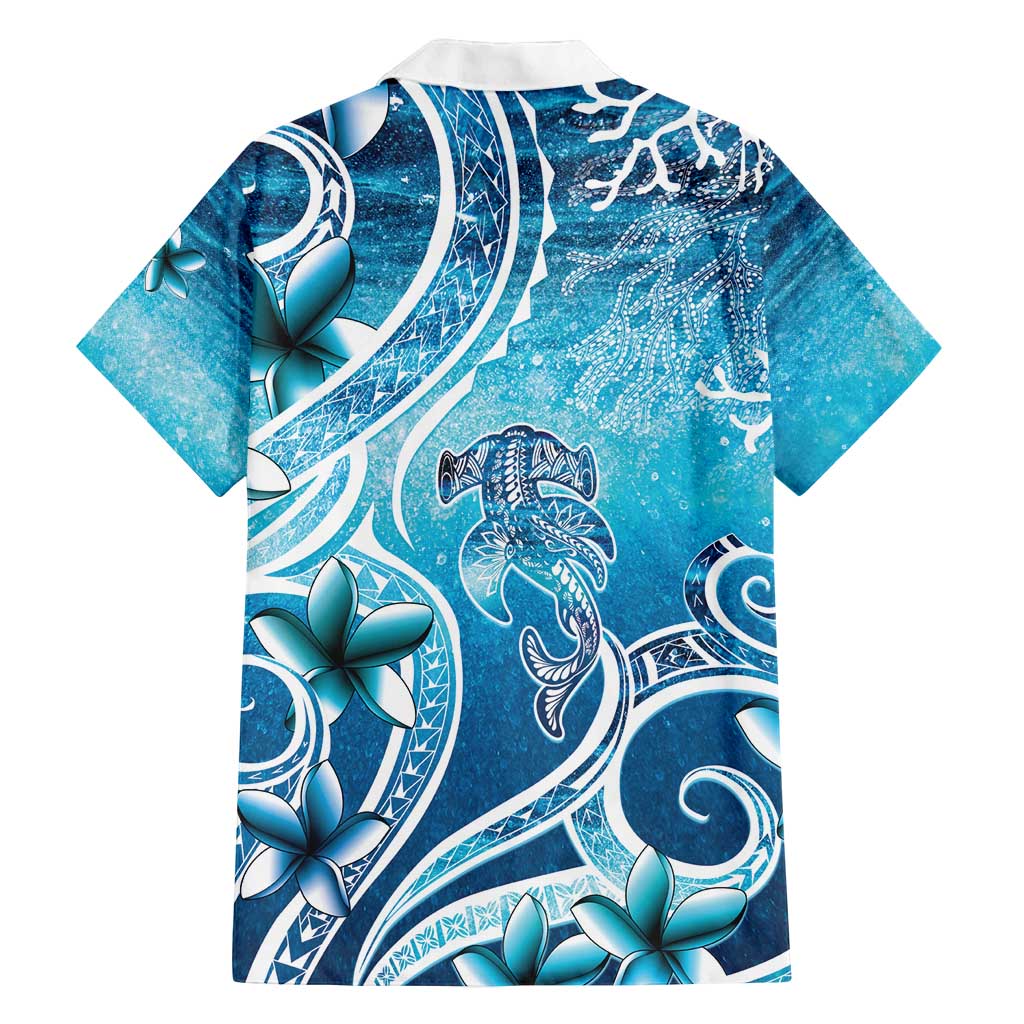 Polynesia World Ocean Day Family Matching Long Sleeve Bodycon Dress and Hawaiian Shirt Ocean Style