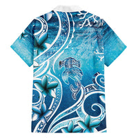 Polynesia World Ocean Day Family Matching Puletasi and Hawaiian Shirt Ocean Style