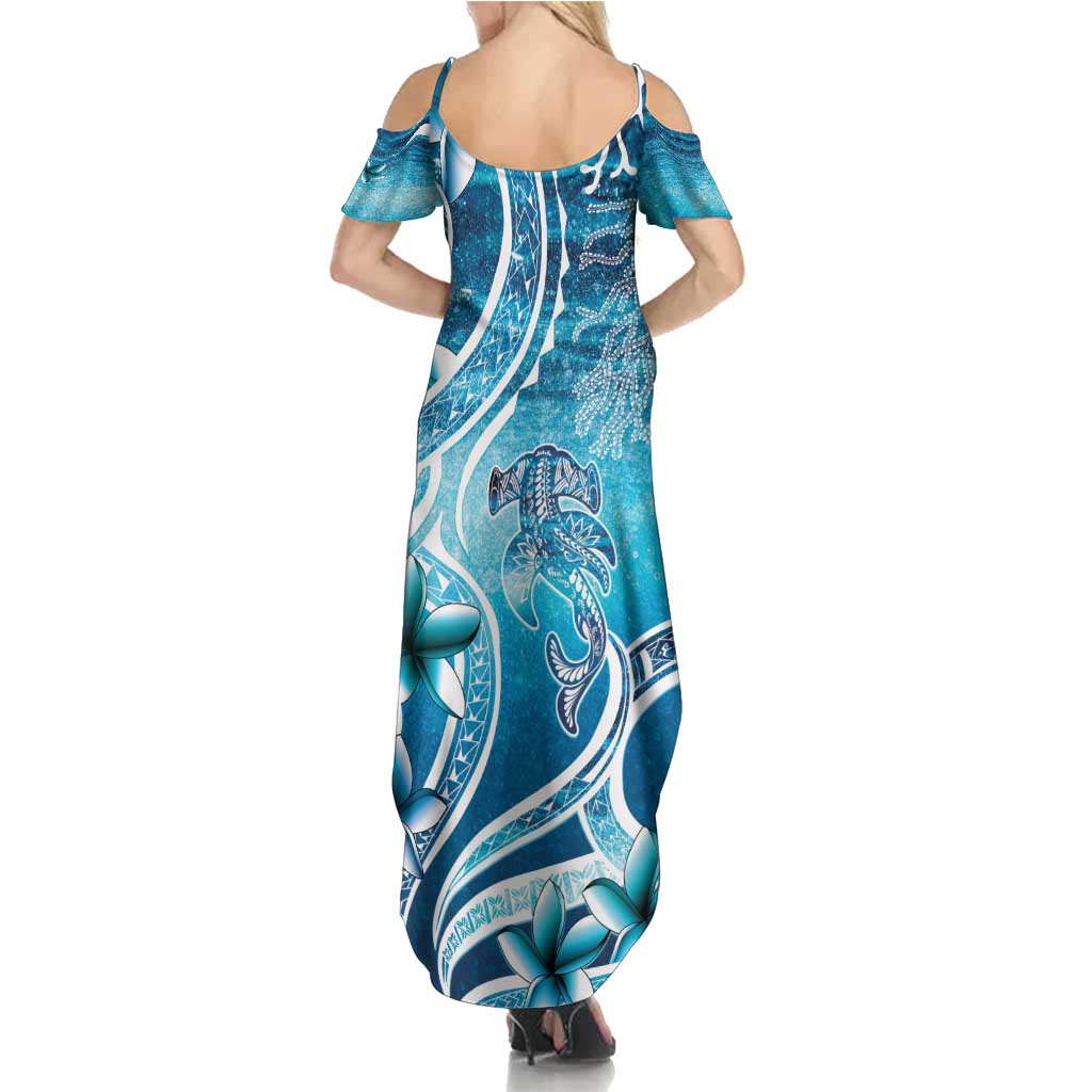 Polynesia World Ocean Day Family Matching Summer Maxi Dress and Hawaiian Shirt Ocean Style
