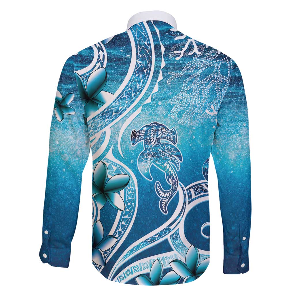 Polynesia World Ocean Day Family Matching Tank Maxi Dress and Hawaiian Shirt Ocean Style