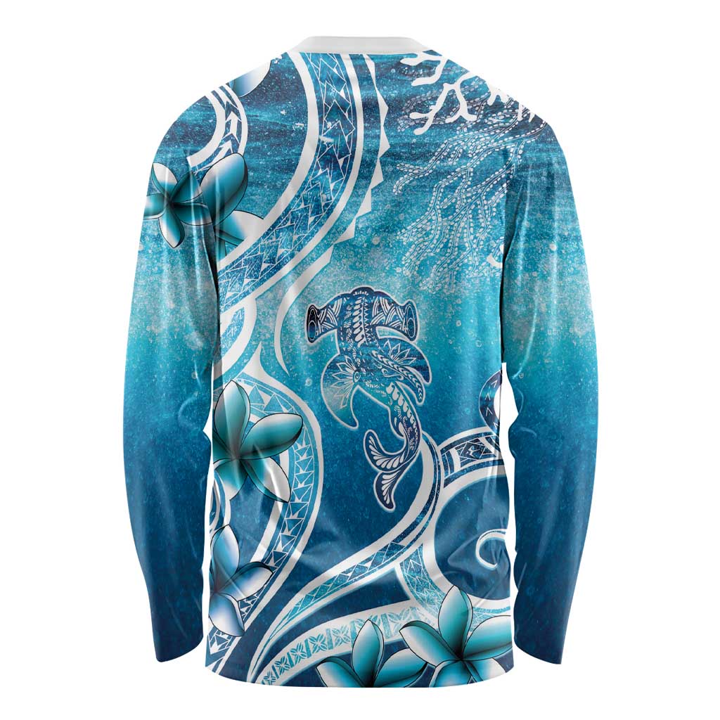 Polynesia World Ocean Day Long Sleeve Shirt Ocean Style