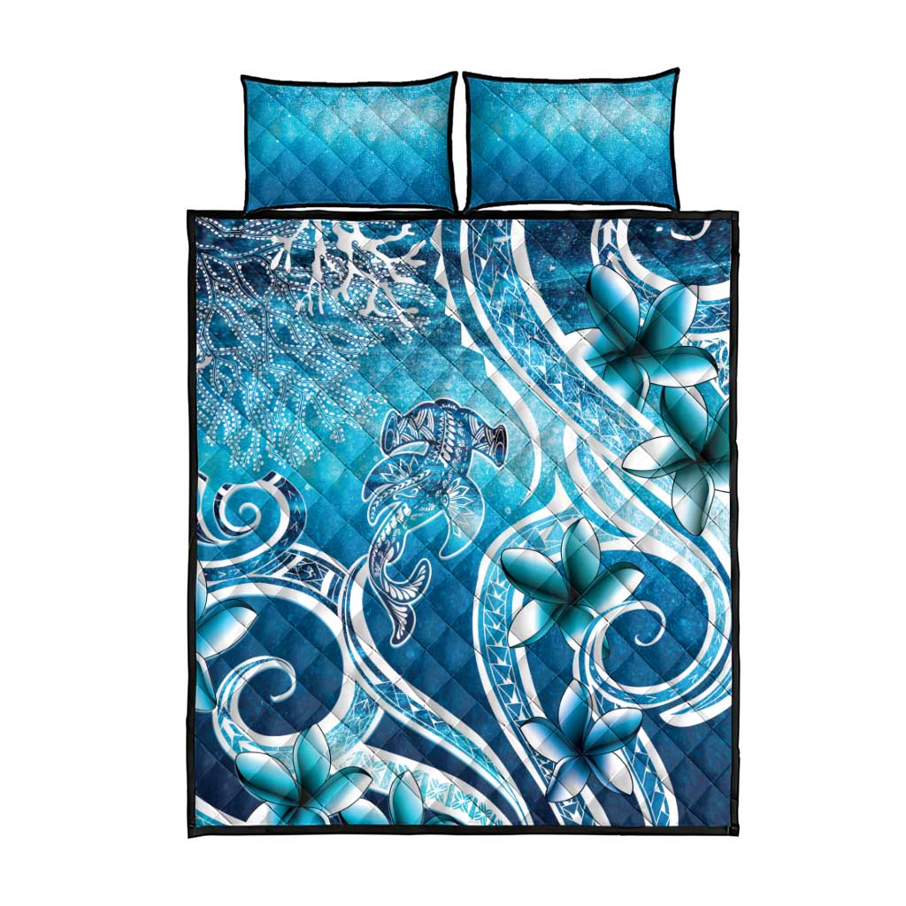 Polynesia World Ocean Day Quilt Bed Set Ocean Style