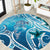 Polynesia World Ocean Day Round Carpet Ocean Style