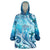 Polynesia World Ocean Day Wearable Blanket Hoodie Ocean Style