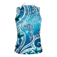 Polynesia World Ocean Day Women Sleeveless Polo Shirt Ocean Style