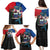 Samoa Family Matching Puletasi and Hawaiian Shirt Humpback Whale Siapo Pattern