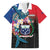 Samoa Family Matching Puletasi and Hawaiian Shirt Humpback Whale Siapo Pattern