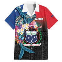 Samoa Family Matching Summer Maxi Dress and Hawaiian Shirt Humpback Whale Siapo Pattern