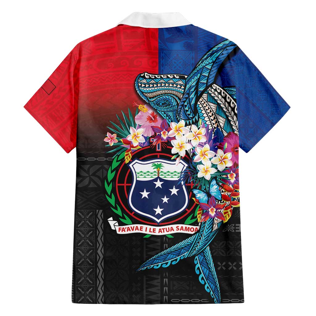 Samoa Family Matching Tank Maxi Dress and Hawaiian Shirt Humpback Whale Siapo Pattern