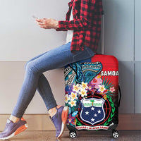 Samoa Luggage Cover Humpback Whale Siapo Pattern