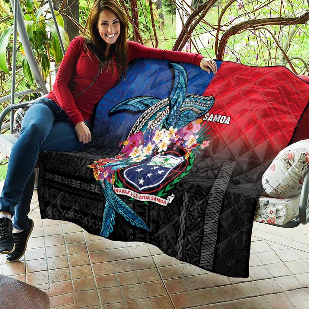 Samoa Quilt Humpback Whale Siapo Pattern