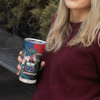 Samoa Tumbler Cup Humpback Whale Siapo Pattern