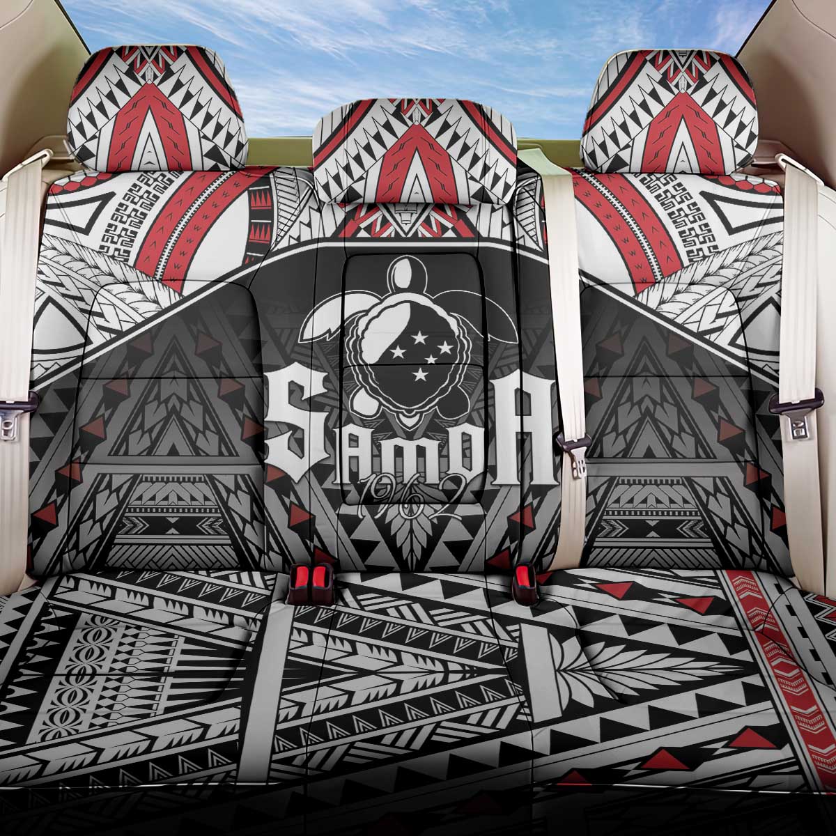 Samoa Independence Day Back Car Seat Cover Proud To Be Samoan