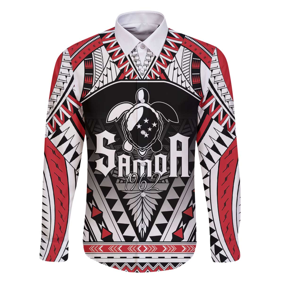 Samoa Independence Day Family Matching Off The Shoulder Long Sleeve Dress and Hawaiian Shirt Proud To Be Samoan LT05 Dad's Shirt - Long Sleeve Black - Polynesian Pride