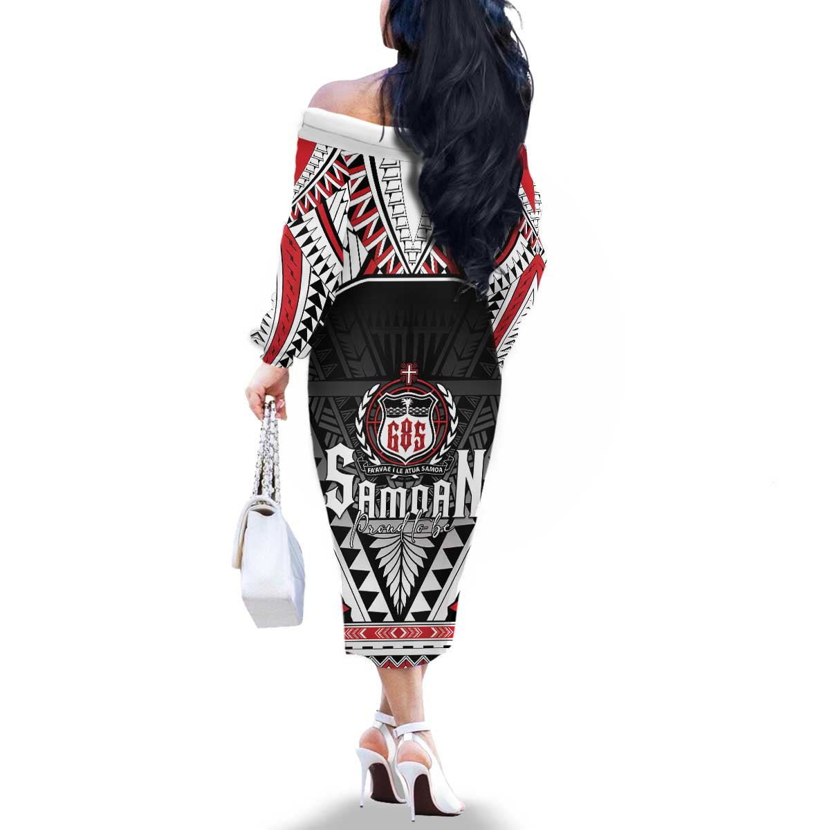 Samoa Independence Day Family Matching Off The Shoulder Long Sleeve Dress and Hawaiian Shirt Proud To Be Samoan LT05 - Polynesian Pride
