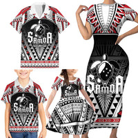 Samoa Independence Day Family Matching Short Sleeve Bodycon Dress and Hawaiian Shirt Proud To Be Samoan LT05 - Polynesian Pride