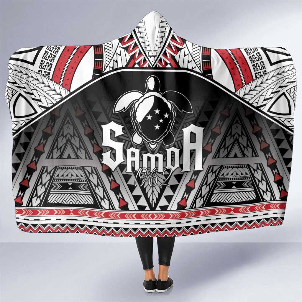 Samoa Independence Day Hooded Blanket Proud To Be Samoan