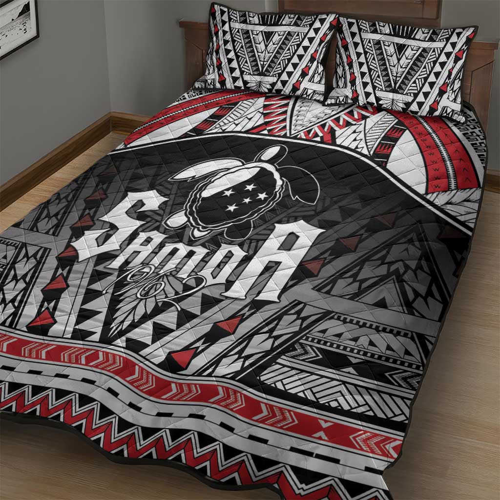 Samoa Independence Day Quilt Bed Set Proud To Be Samoan