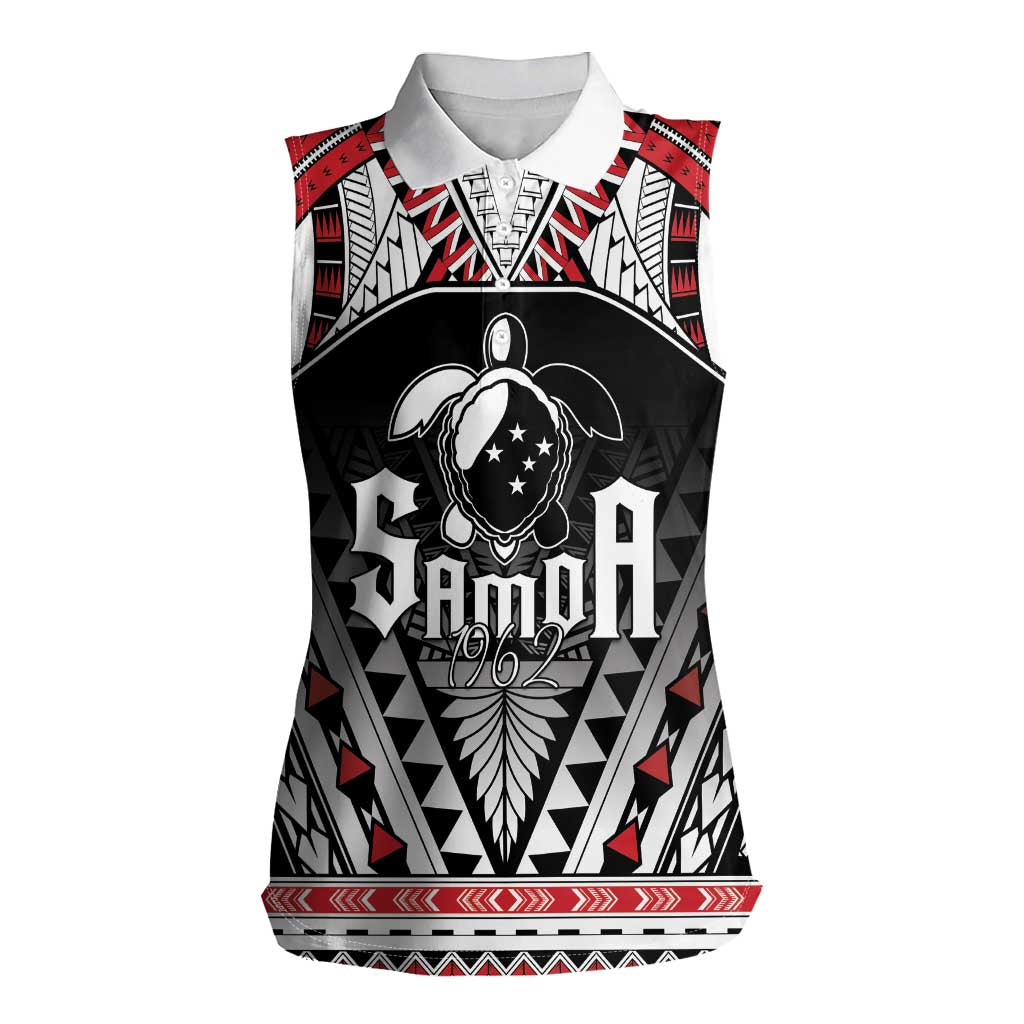 Samoa Independence Day Women Sleeveless Polo Shirt Proud To Be Samoan