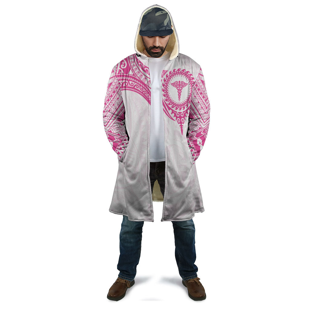 Personalised New Zealand Aotearoa Cloak Nurse Tribal Pink Version