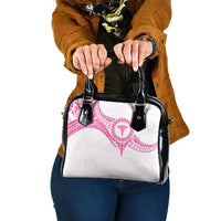 New Zealand Aotearoa Shoulder Handbag Nurse Tribal Pink Version
