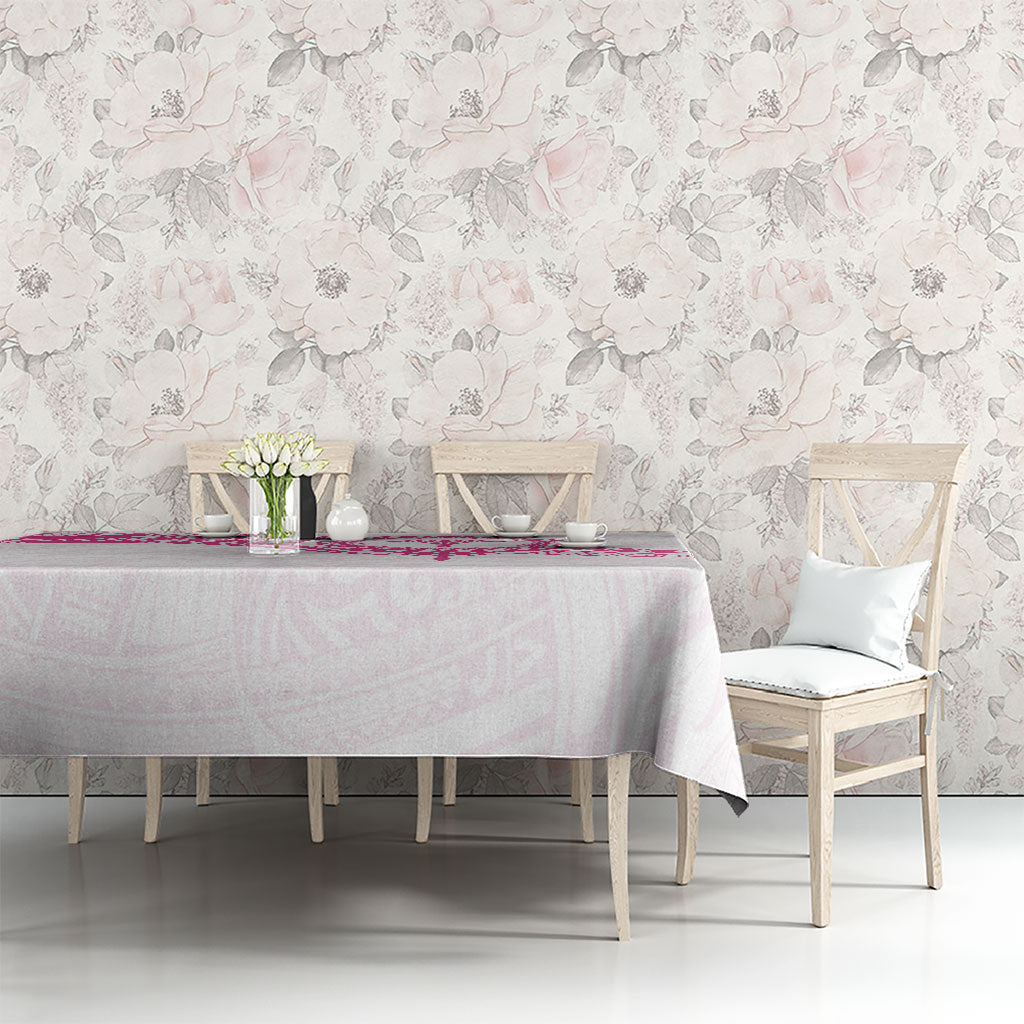 New Zealand Aotearoa Tablecloth Nurse Tribal Pink Version