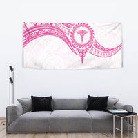New Zealand Aotearoa Tapestry Nurse Tribal Pink Version
