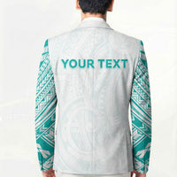 Personalised New Zealand Aotearoa Blazer Nurse Tribal Teal Version