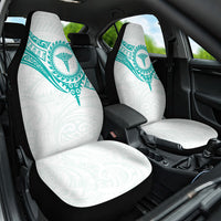 New Zealand Aotearoa Car Seat Cover Nurse Tribal Teal Version