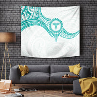 New Zealand Aotearoa Tapestry Nurse Tribal Teal Version