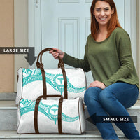 New Zealand Aotearoa Travel Bag Nurse Tribal Teal Version