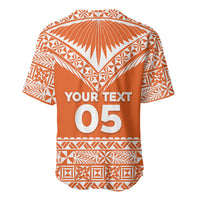 Personalised Tonga Tailulu College Baseball Jersey Tongan Kupesi Pattern