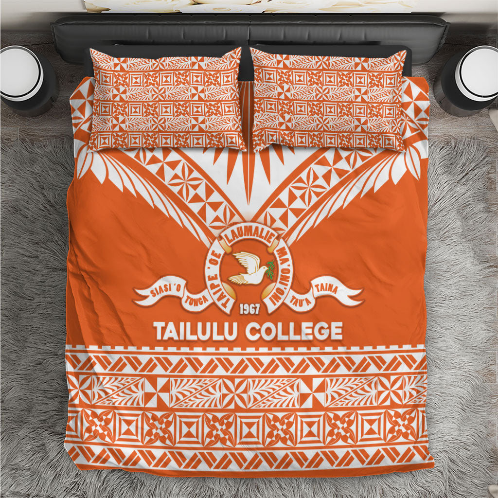 Tonga Tailulu College Bedding Set Tongan Kupesi Pattern