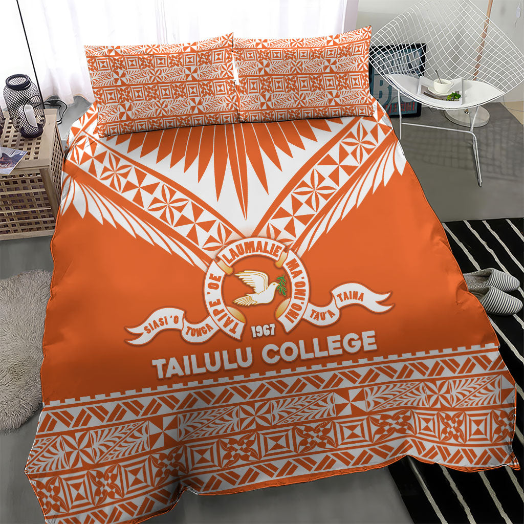 Tonga Tailulu College Bedding Set Tongan Kupesi Pattern